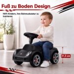 Stumdukas Porsche licencijuotas su garso efektais ir šviesomis (Juoda) – Paveikslėlis 4