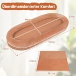 Šunų gultai erdvūs su putplasčio užpildu ir neslystančiu pagrindu (Ruda) – Paveikslėlis 2