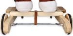 Supamasis asiliukas su patogia sėdyne ir ratukais – Paveikslėlis 2