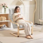 Supamasis krėslas su lenktu dizainu ir aukšta atrama – Paveikslėlis 8