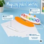 Šviesos piešimo rinkinys su LED teptuku ir specialiu popieriumi – Paveikslėlis 2