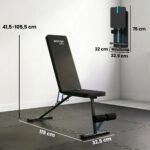 Treniruočių suoliukas sulankstomas, reguliuojamas, su kojų tiesimo priedu iki 300 kg – Paveikslėlis 3