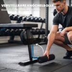 Treniruočių suoliukas sulankstomas, reguliuojamas, su kojų tiesimo priedu iki 300 kg – Paveikslėlis 6