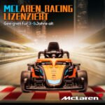 Vaikiškas elektromobilis McLaren Formulės 1 su nuotoliniu valdymu ir muzika – Paveikslėlis 4