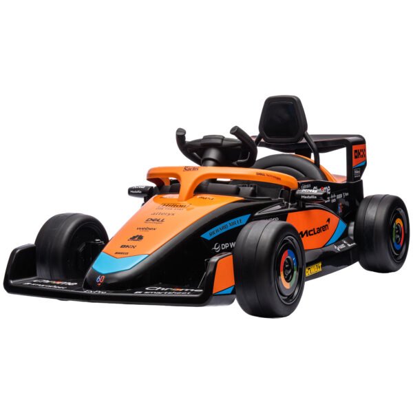 Vaikiškas elektromobilis McLaren Formulės 1 su nuotoliniu valdymu ir muzika