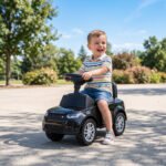 Vaikiškas paspiriamas automobilis Land Rover Discovery su garso efektais ir daiktadėže – Paveikslėlis 2
