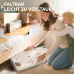 Vaikiškas sulankstomas dvipusis žaidimų kilimėlis su abėcėle ir gyvūnais – Paveikslėlis 7