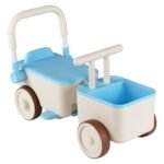 Vaikų stumdukas-paspiriamas automobilis 3 viename su daiktadėže (Mėlyna)
