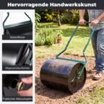 Vejos volas metalinis su 60 L talpa ir U-formos rankena (Juoda) – Paveikslėlis 4
