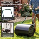 Vejos volas metalinis su 60 L talpa ir U-formos rankena (Juoda) – Paveikslėlis 5