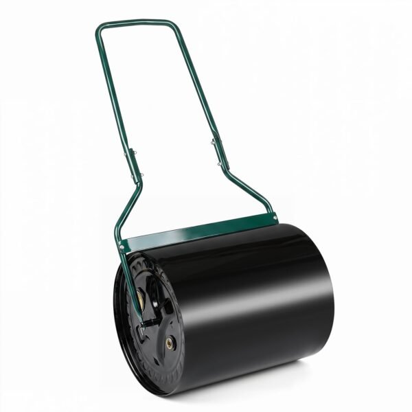 Vejos volas metalinis su 60 L talpa ir U-formos rankena (Juoda)