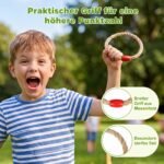 Žiedų mėtymo žaidimas klasikinis medinis visai šeimai (Natūrali) – Paveikslėlis 4