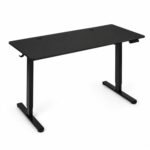 Elektrinis biuro stalas 120x60 cm, juodas, reguliuojamo aukščio (72-118 cm) – Paveikslėlis 5
