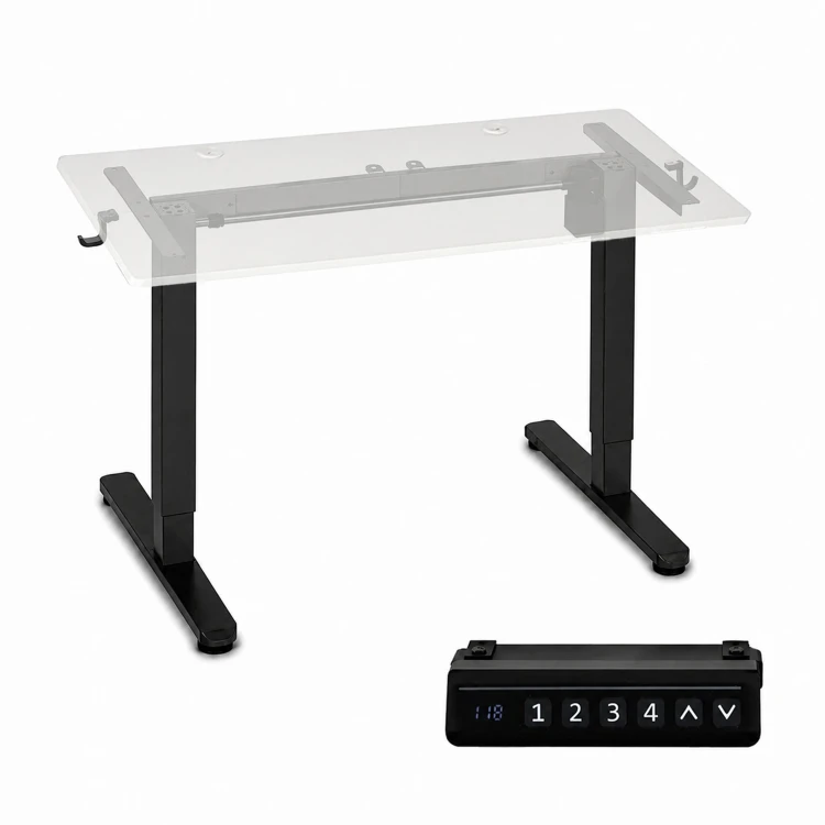 elektrinis-stalo-remas-reguliuojamo-aukscio-72-118-cm-stalui-iki-160-cm-juodas Elektrinis stalo rėmas reguliuojamo aukščio 72-118 cm, stalui iki 160 cm, juodas