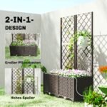 2 dalių rinkinys: pakeltos lysvės su grotelėmis ir automatinė laistymo sistema – Paveikslėlis 7