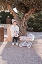 Arias lėlės kūdikio vežimėlis, blizgantis, 55 cm – Paveikslėlis 4