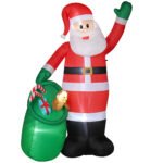 Aufblasbarer Weihnachtsmann