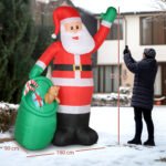 Weihnachtsdeko mit integrierten LED-Lichtern
