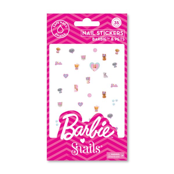 Barbie Snails nagų lipdukai