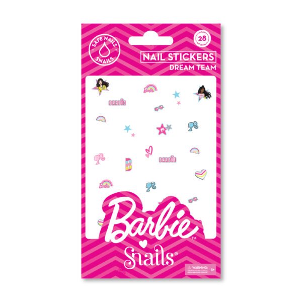 Barbie Snails nagų lipdukai