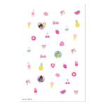 Barbie Snails nagų lipdukai, Happy Vibes – Paveikslėlis 3