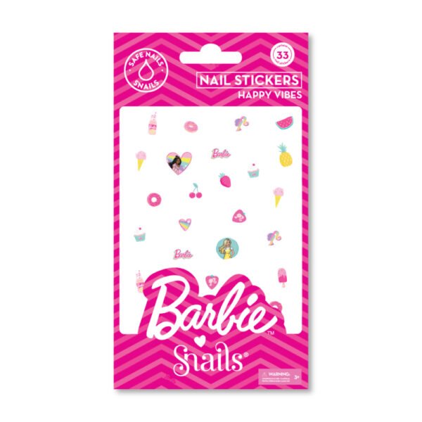 Barbie Snails nagų lipdukai