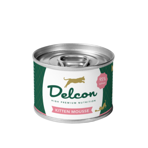 Delcon kačiukų ir maitinančių kačių monoproteininiai putėsiai