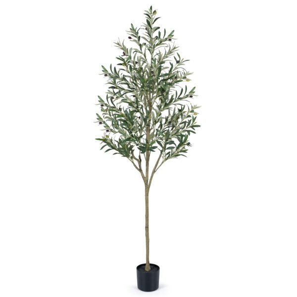 Dirbtinis alyvmedis su vaisiais 190 cm (Žalia)