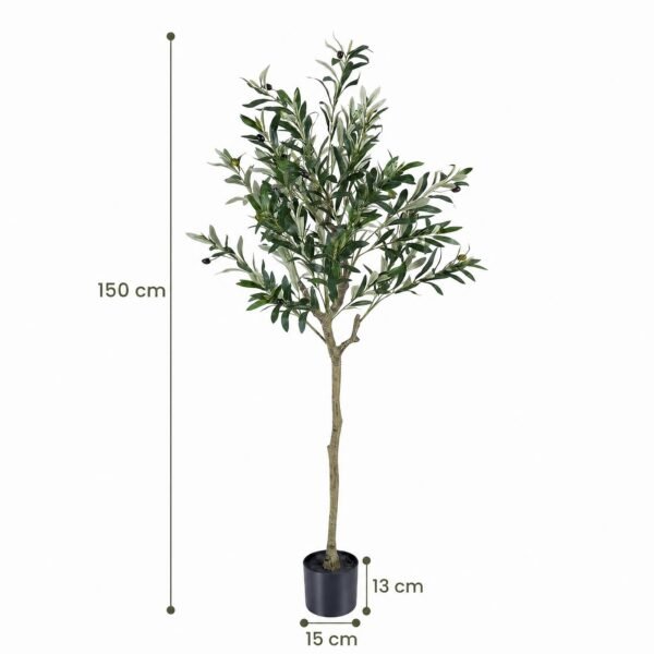 Dirbtinių alyvmedžių komplektas 150 cm (Žalia)