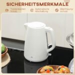 Elektrinis virdulys 1,7 l, 2200 W, su kalkių filtru ir automatiniu išsijungimu – Paveikslėlis 5