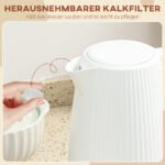 Elektrinis virdulys 1,7 l, 2200 W, su kalkių filtru ir automatiniu išsijungimu – Paveikslėlis 7