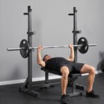 Hantelių stovas, reguliuojamo aukščio ir pločio, iki 150 kg apkrovai – Paveikslėlis 10