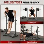Hantelių stovas, reguliuojamo aukščio ir pločio, iki 150 kg apkrovai – Paveikslėlis 4