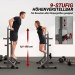 Hantelių stovas, reguliuojamo aukščio ir pločio, iki 150 kg apkrovai – Paveikslėlis 5
