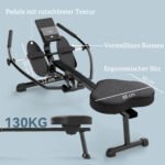 Irklavimo treniruoklis hidraulinis namų su 12 lygių pasipriešinimu ir LCD ekranu – Paveikslėlis 7