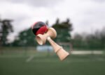 Kendama žaislas, medinis/raudonas – Paveikslėlis 5