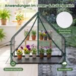 Kompaktiškas mini šiltnamis su atidaromomis durimis ir UV apsauga (Skaidri) – Paveikslėlis 4
