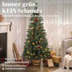 Dirbtinė Kalėdų eglutė 120 cm, su 100 LED, perjungiamu apšvietimu ir pulteliu – Paveikslėlis 4