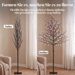 Šviečiantis vyšnių žiedų medis, 150 cm, 20 lanksčių šakų – Paveikslėlis 7