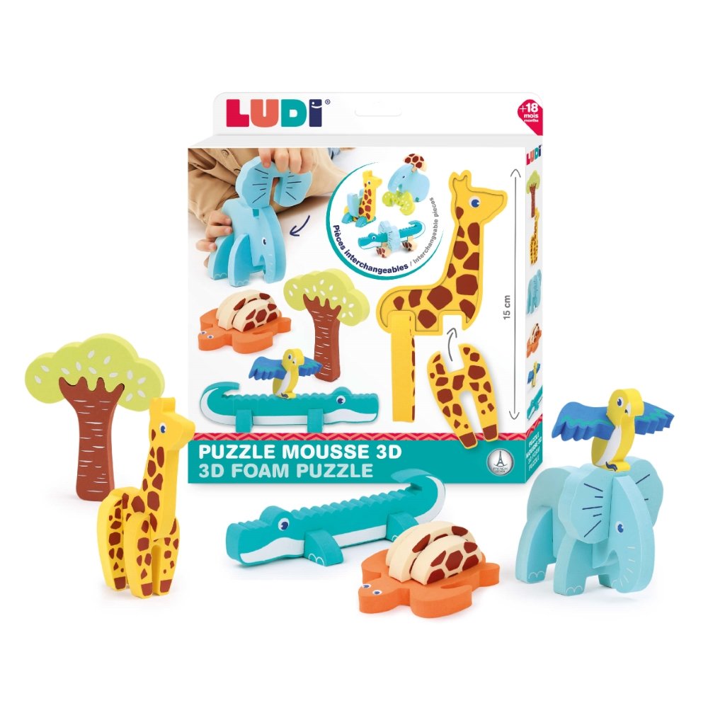 LUDI 3D dėlionė Safari LUDI 3D dėlionė Safari