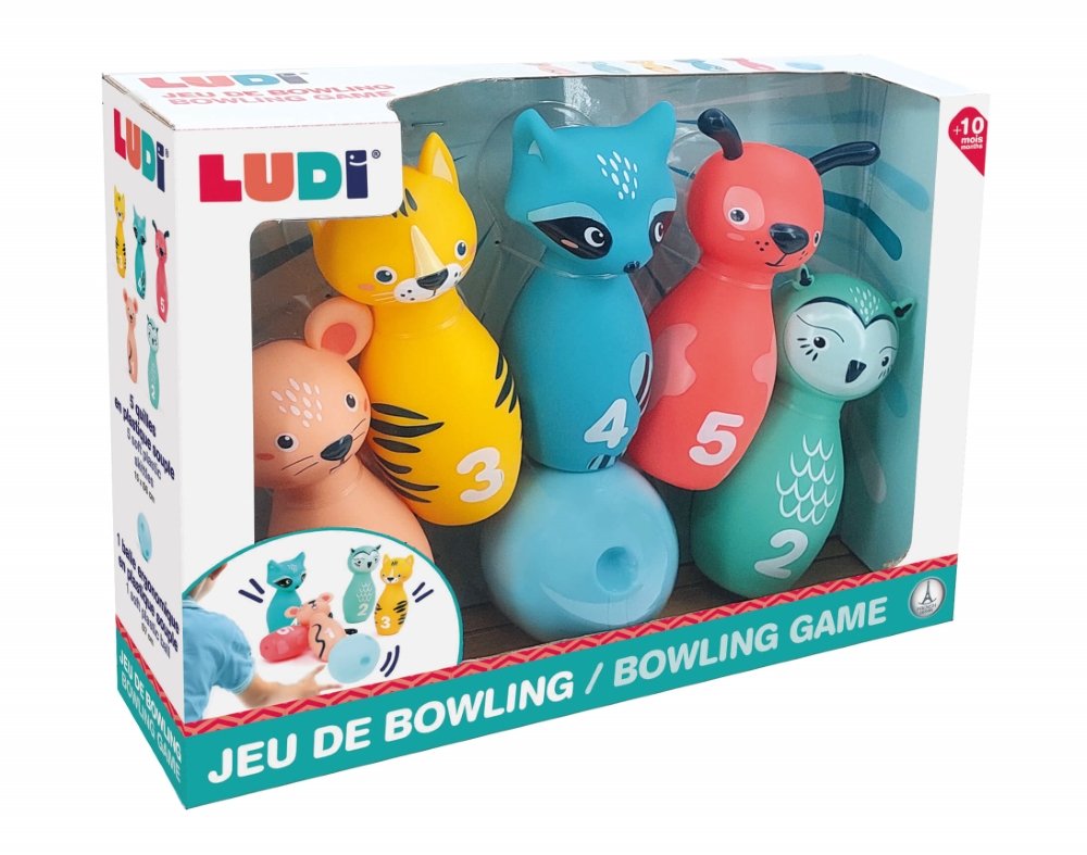 LUDI boulingo žaidimas Miško gyvūnai LUDI boulingo žaidimas Miško gyvūnai