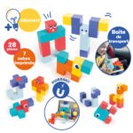 LUDI magnetinis konstruktorius Kubeliai kelioninis formatas – Paveikslėlis 3