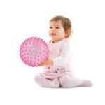 LUDI mankštos kamuolys, rožinis 20 cm – Paveikslėlis 3