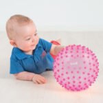LUDI mankštos kamuolys, rožinis 20 cm – Paveikslėlis 4