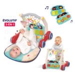LUDI multifunkcinis kilimėlis-pianinas-vaikštynė Dramblys – Paveikslėlis 6