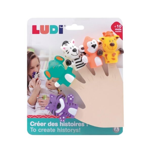 LUDI pirščiukų žaidimas Safari gyvūnai