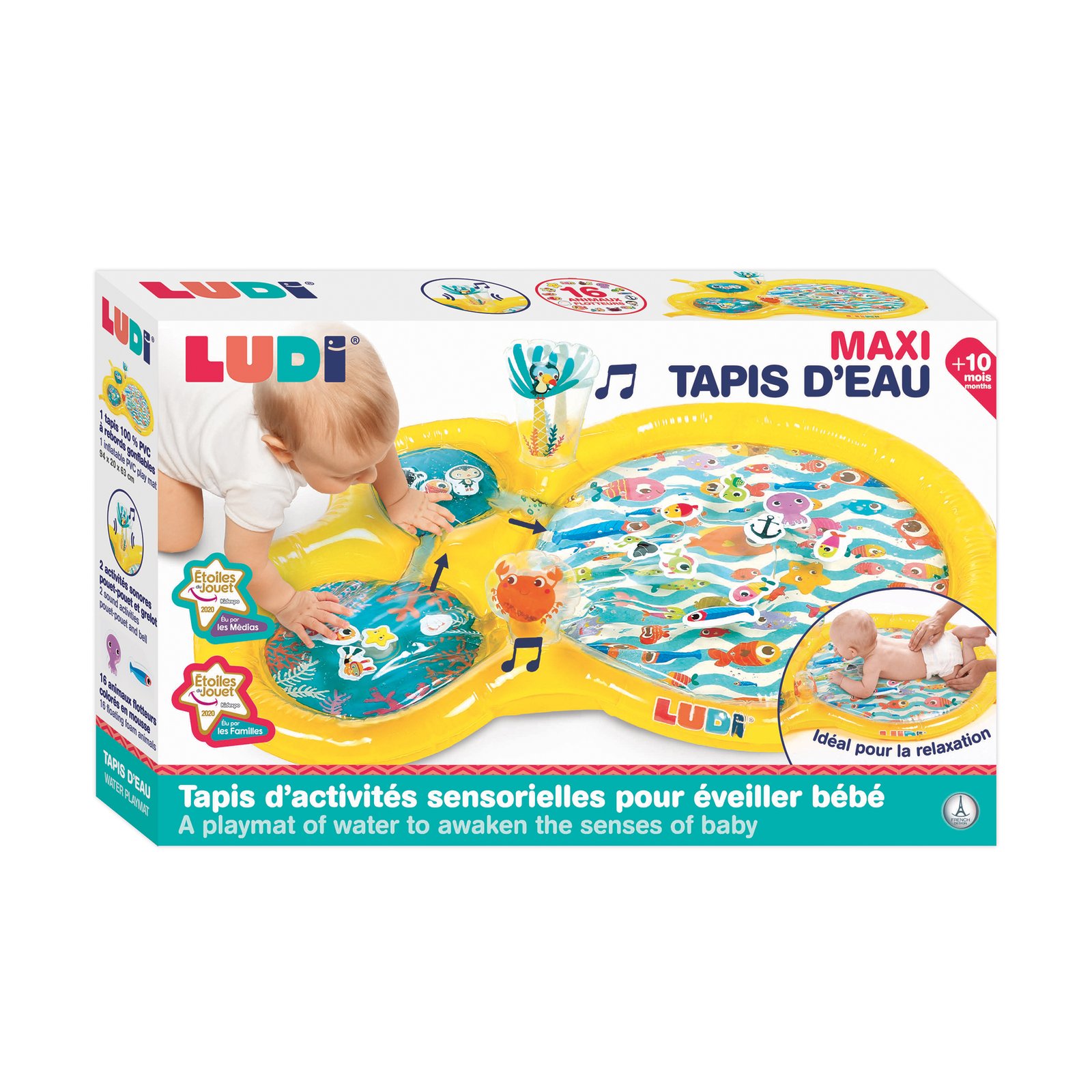LUDI pripučiamas vandens kilimėlis LUDI pripučiamas vandens kilimėlis