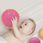 LUDI sensoriniai kamuoliukai, rožinė ir geltona, 3 vnt. – Paveikslėlis 7