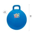 LUDI šokinėjimo kamuolys, mėlynas 45 cm – Paveikslėlis 3