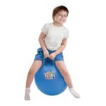 LUDI šokinėjimo kamuolys, mėlynas 45 cm – Paveikslėlis 4